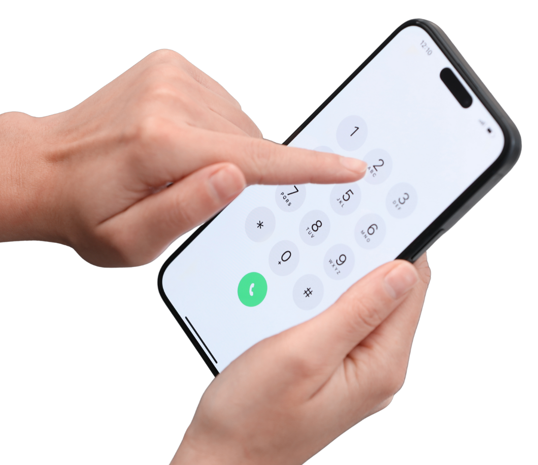 Phone keypad screen